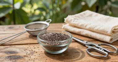 chia harvest beginner tools