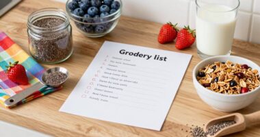 chia seed grocery planning