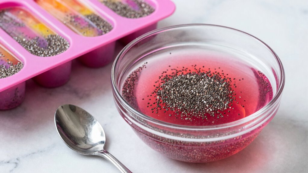 chia seeds boost frozen treats