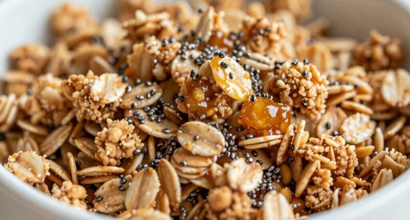 chia seeds enhance granola