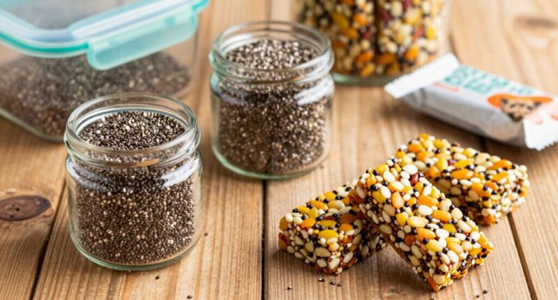chia seeds enhance snack portability