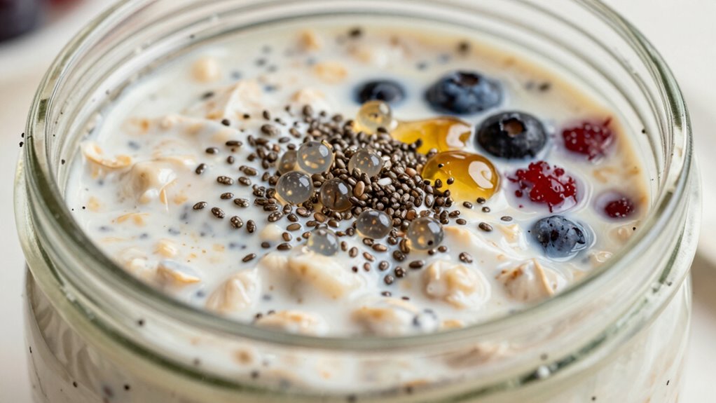 chia seeds enhance texture