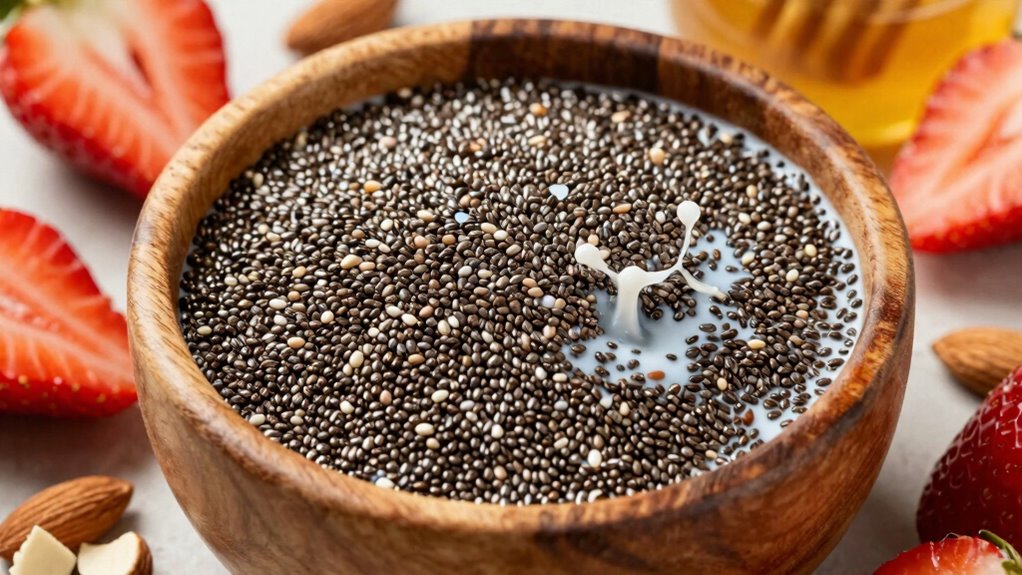 chia seeds enhance texture