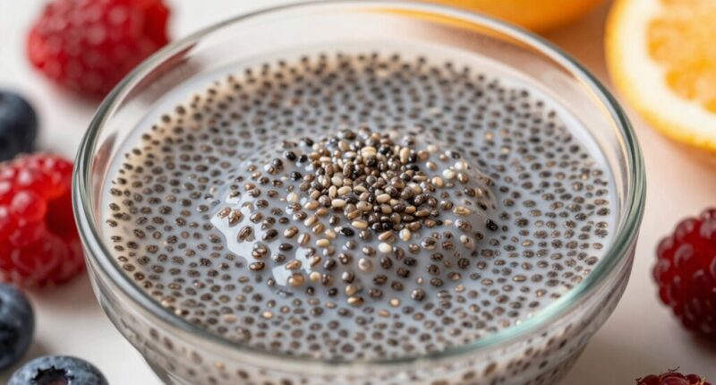 chia seeds enhance texture