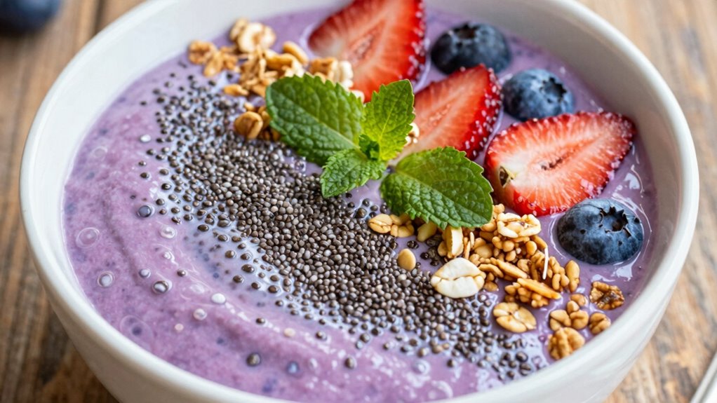 chia seeds enhance texture