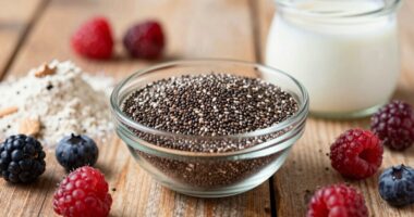 chia seeds enhance vegan baking