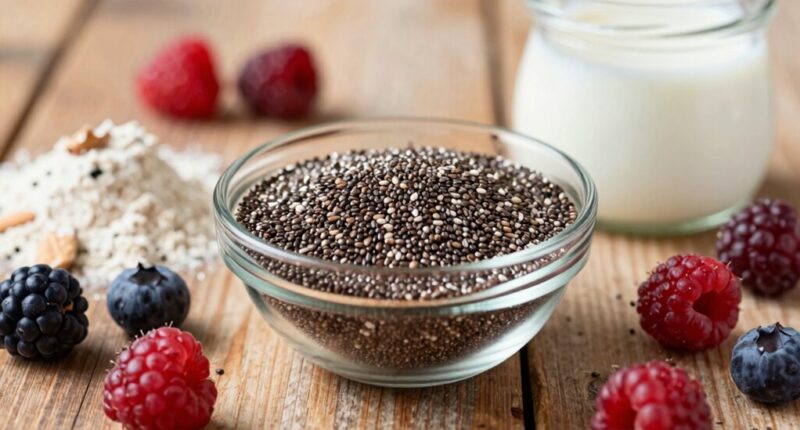 chia seeds enhance vegan baking