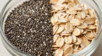 chia seeds higher fiber