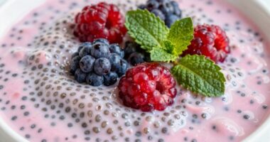 chia seeds improve dessert texture