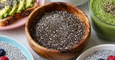 chia seeds improve texture