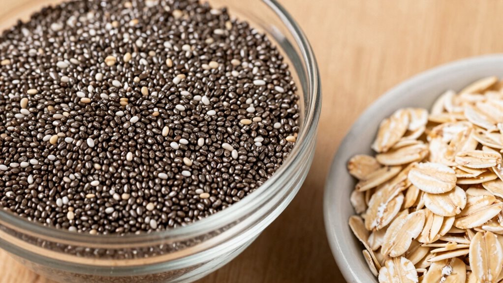 chia seeds versus oats