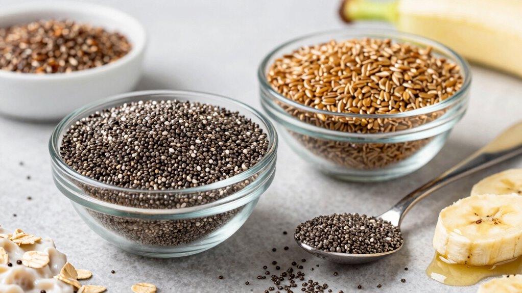 chia versus flax seeds