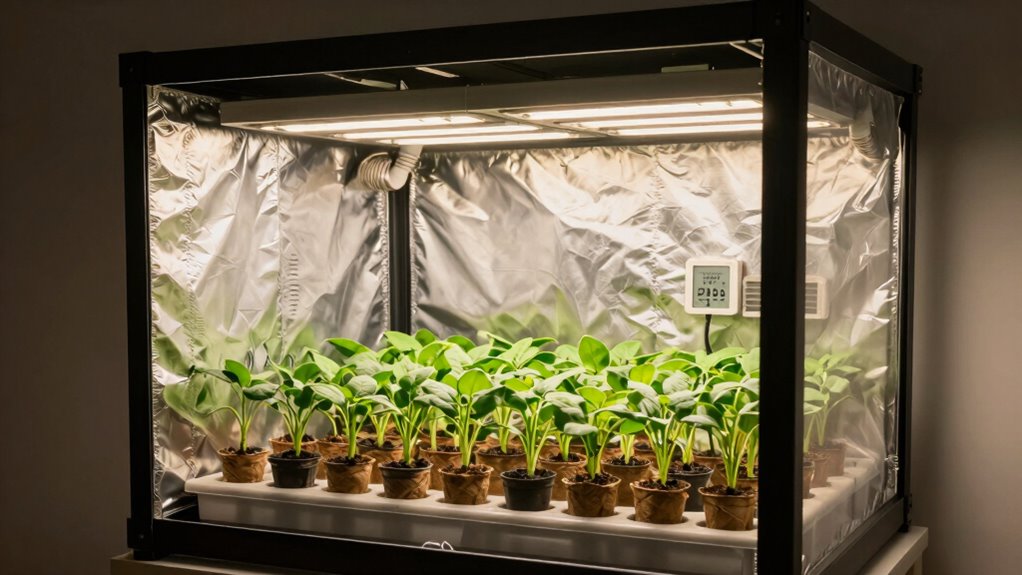 controlled efficient seed starting environment
