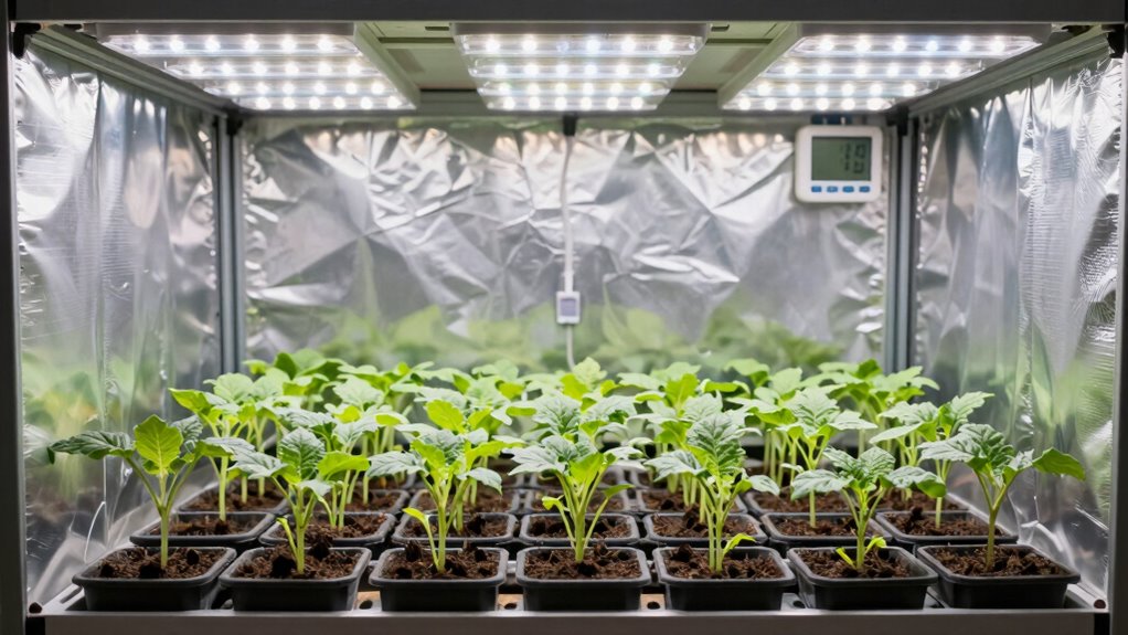 controlled environment for seedlings