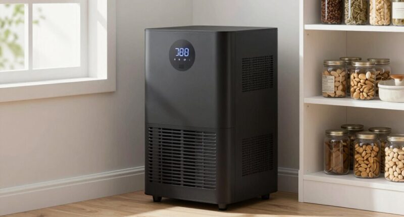 dehumidifier for pantry storage