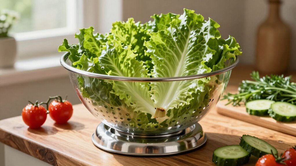 dry greens for freshness