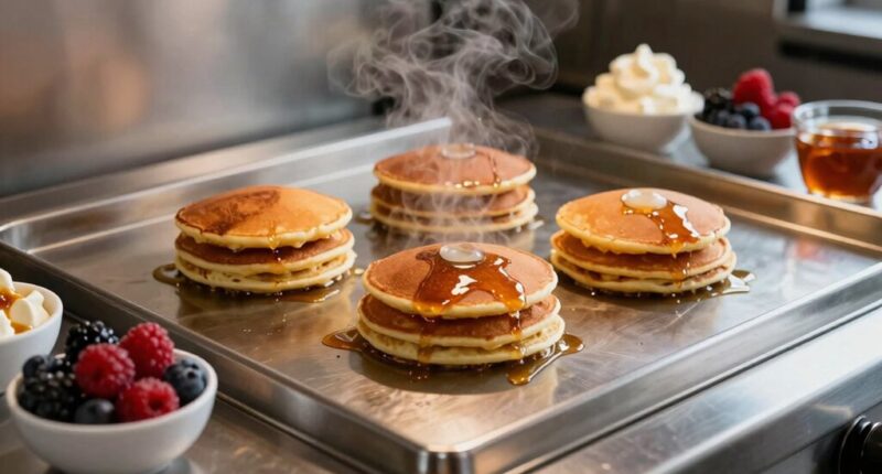 efficient multi pancake cooking
