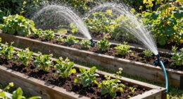 efficient watering for raised beds