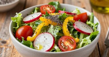 enhance salads with chia