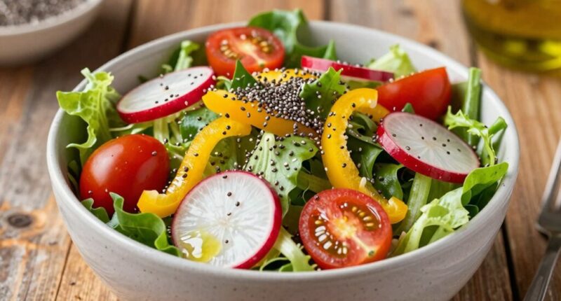 enhance salads with chia