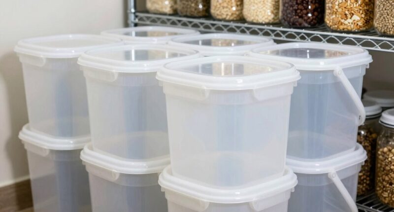 food safe buckets for storage