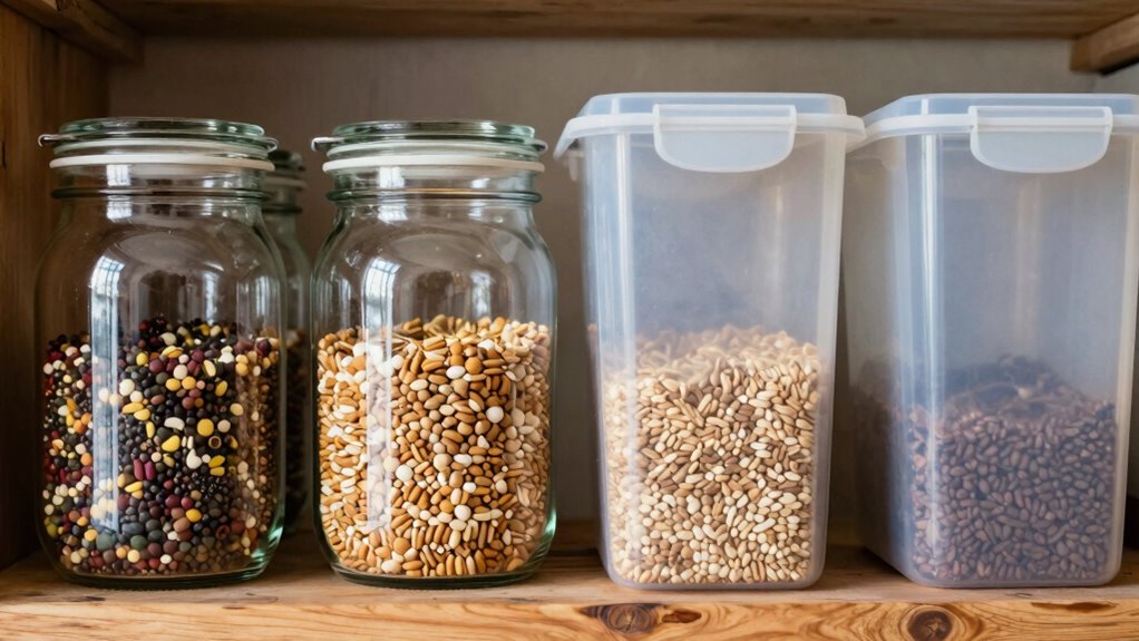 glass jars offer sustainable storage