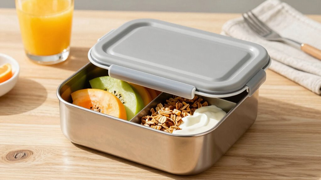 healthy organized breakfast containers