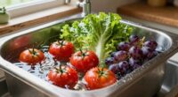 homegrown produce cleaning tips