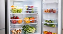 organized fridge enhances meal prep