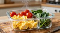 organized healthy breakfast storage