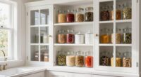 organized healthy kitchen storage