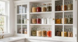 organized healthy kitchen storage