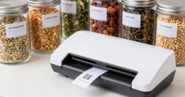 organized pantry labeling system