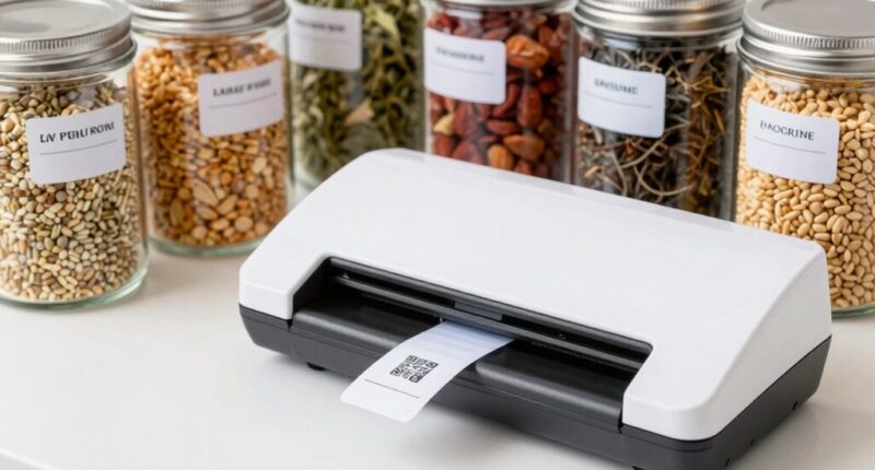 organized pantry labeling system