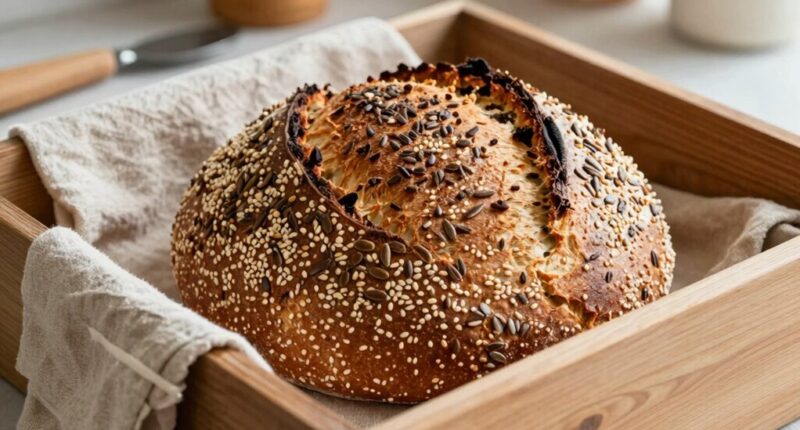 proofing box improves seed bread