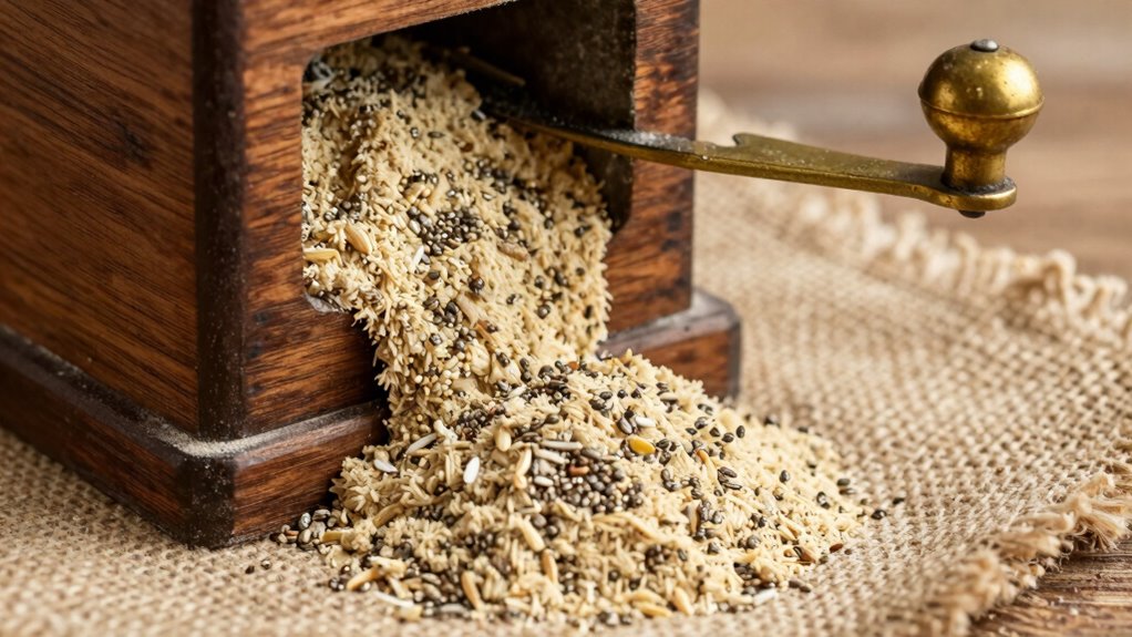 proper seed grinding and storage