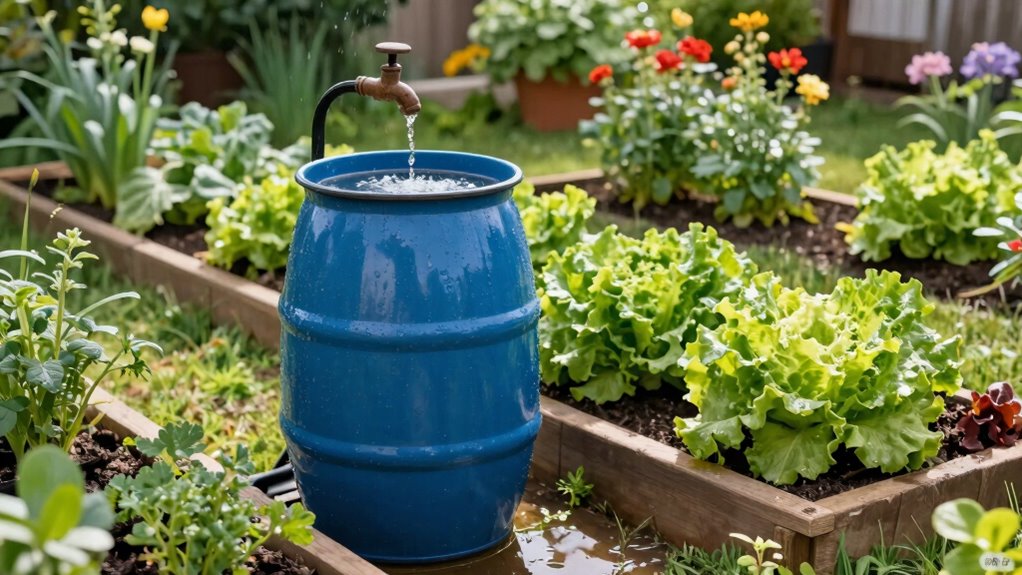 rainwater conservation benefits organic gardening