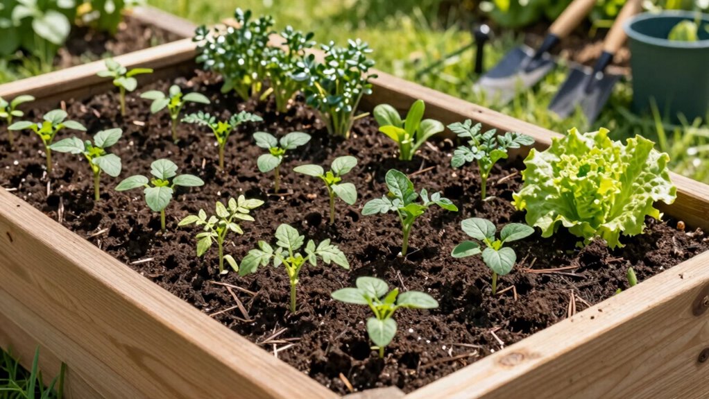 raised beds for healthy germination