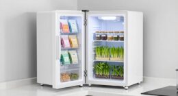small fridge seed storage