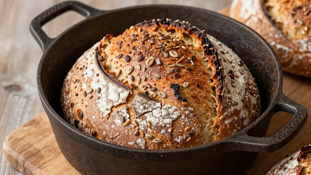 traditional baking with dutch oven