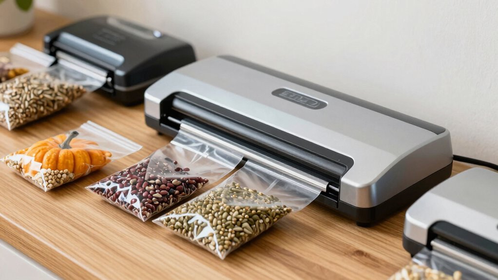 vacuum seal for seed preservation