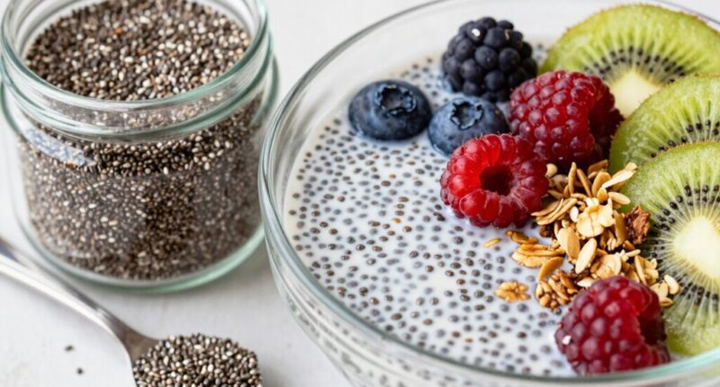 varied chia seed incorporation