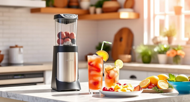 Make Perfect Summer Frozen Drinks with the Ninja SLUSHi 72 oz