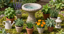 Plant These 8 Herbs Around Your Bird Bath to Encourage More Birds and Deter Pests