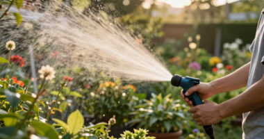 This Outdoor Misting System Keeps Me Cool and My Plants Lush in the Heat – and It's on Sale for Prime Day