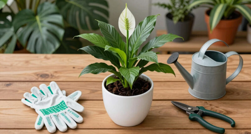 What Peace Lilies Need in June – 6 Vital Tasks for Glossy Leaves, Graceful Blooms, and No More Brown Tips