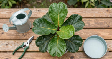 What Your Fiddle Leaf Fig Needs in June – 5 Simple Care Tasks for Shiny Leaves and Healthy Growth