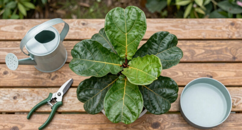 What Your Fiddle Leaf Fig Needs in June – 5 Simple Care Tasks for Shiny Leaves and Healthy Growth