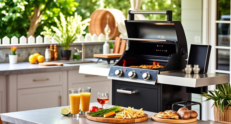 Master Summer BBQs with Ninja OG951 Woodfire Pro Connect Grill