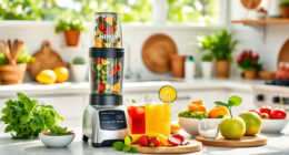 Summer Fruit Smoothie with Ninja BC151EM Blast Portable Blender